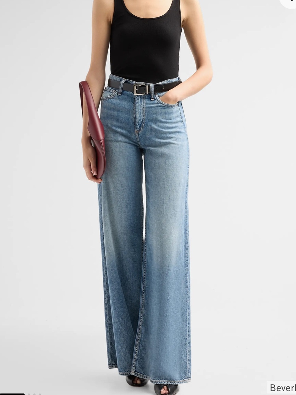 NWT Rag&Bone Sofie Ankle Wide Jeans in Size 28 Color Mira